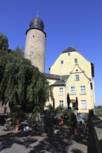 The Eisfeld Castle in Eisfeld, Hildburghausen County, Thuringia, Germany, Europe