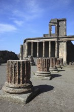 The Basilica, Seat of the Court, Pompeii, Campania, Italy, Europe