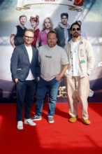 Ralf Schmitz, Axel Stein and Felix Kramer arriving at the premiere of THE SCHOOL OF MAGICAL ANIMALS