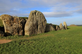 West Kennet neolithic long barrow, Wiltshire, England, UK