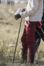 Herdsman in the field in Maraban Dare community, Plateau state, 07/02/2024