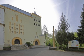 Heiligenborn Monastery built in 1952, Redemptorist monastery, Bous, Saarland, Germany, Europe