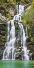 Waterfall, Ticino, Switzerland, Europe