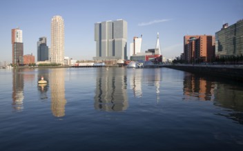 De Rotterdam building designed by architect Rem Koolhaas as a vertical city nears completion in