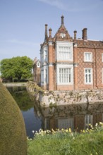 Helmingham Hall an historic moated manor house in Helmingham, Suffolk, England with origins from