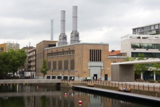 Inner city heating plant power station Delftsevaart, Rotterdam, Netherlands