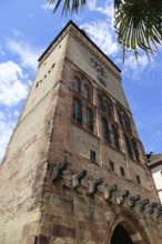 The Altpörtel at the end of Maximilianstraße in Speyer, Rhineland-Palatinate