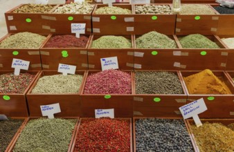 Offer of various spices, Turkey, Asia