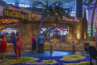 Interior entrance to the Volcano Bar at Jimmy Buffett's Margaritaville Casino and Restaurant in