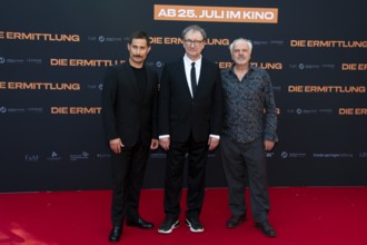 Cle, ems Schick, Rainer buck, Bernhard Schütz, DIE ERMITTLUNG, Photo Call at the red carpet for the