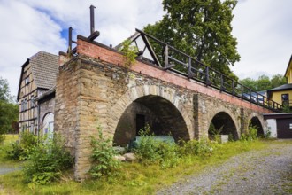 Mining products in Halsbrücke, Halsbrücke, Saxony, Germany, Europe