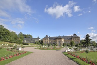 Baroque Orangery, Castle Park, English Garden, Baroque Garden, Gotha, Thuringia, Germany, Europe