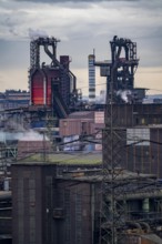 Duisburg-Bruckhausen steel site, ThyssenKrupp Steel, blast furnaces 8 and 9 Duisburg, North