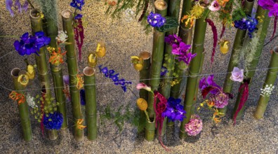 Artistic flower arrangements and decorations, German Floristry Championships, Berlin, Germany,