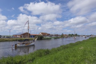 WattenSail, meeting of Dutch and German traditional sailors, Carolinensiel, North Sea resort, Lower