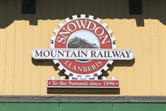 Snowdon Mountain railway, Llanberis, Gwynedd, Snowdonia, north Wales, UK