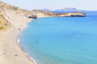 View of Agios Pavlos beach and coastline, Agios Pavlos, Southern Crete, Crete, Greek Islands,