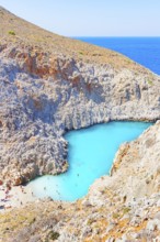 Seitan limania beach, Chania, Crete, Greek Islands, Greece, Europe