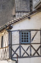 Medieval house, Cluny, Burgundy, France, Europe