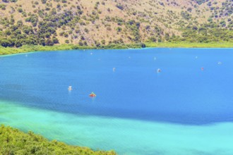 Lake Kournas, Georgioupolis, Chania, Crete, Greek Islands, Greece, Europe