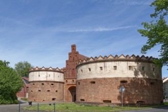 The historic Salzwedeler Tor tor of Gardelegen. Hanseatic town of Gardelegen, Saxony-Anhalt,