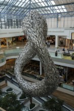 Fisketorvet, Copenhagen Mall, shopping centre, Kalvebod Brygge district, artwork Shoal No. 8,