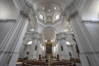 Vault and chancel of the parish church of St John, Hauk Abbey, built in 1691, Bahnhofstr. 4,