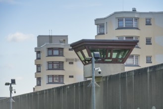 Watchtower and Wall, Tegel Prison, Seidelstraße, Reinickendorf, Berlin, Germany, Europe