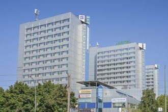 City Hotel Berlin East, future accommodation for refugees, Landsberger Allee, Lichtenberg, Berlin,