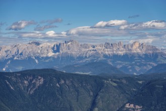 Alps, mountain panorama, rose garden group above the Etschtal valley, South Tyrol, Italy, Europe