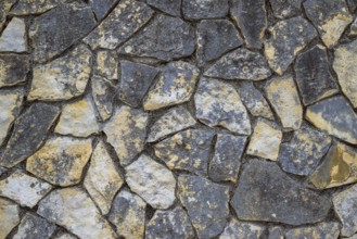 Background, Stone wall in Amantea, Calabria, Italy, Europe