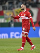 Deniz Undav VfB Stuttgart (26) smilesWWK Arena, Augsburg, Bavaria, Germany, Europe