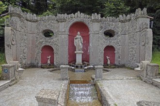 Hellbrunn Palace, pleasure palace, trick fountains, Salzburg, Austria, Europe