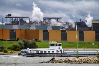 Thyssenkrupp Steel steelworks in Duisburg-Bruckhausen, thyssenkrupp Steel Europe AG, hot strip mill