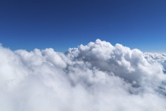 Above the clouds, Cumulus, Weather, Alps, France, Europe