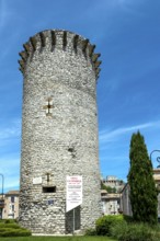 Sisteron. Medisance tower in medieval tower, Alpes-de-Haute-Provence. Provence-Alpes-Côte d'Azur.