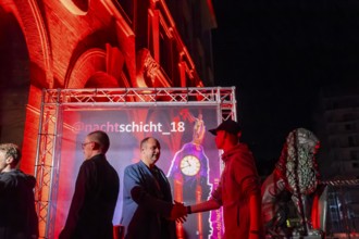 On 18 September 2024, the @Nachtschicht started again at 9 pm in Dresden City Hall. Dresdeners who