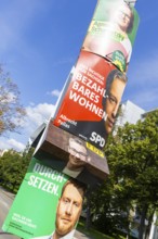 The hot phase of the state election campaign in Saxony can be seen in the amount of different