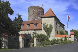 Saaleck Castle near Hammelburg, Lower Franconia, Bavaria, Germany, Europe