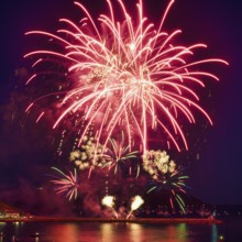 Fireworks Display, British Firework Championships, Plymouth, Devon, England, United Kingdom, Europe