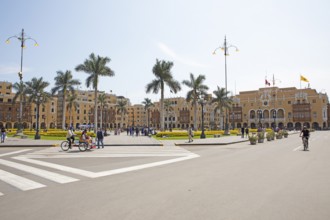 Plaza Major or Plaza de Armas, Lima, Peru, South America