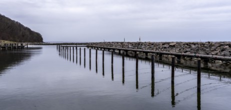 Marina in Lohme, Rügen, Mecklenurg-Vorpommern, Germany, Europe