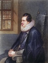 Charles Blount, 8th Lord Mountjoy, alias Earl of Devonshire, 1562-1606, English soldier. From the