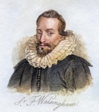 Sir Francis Walsingham c1532-1590 English statesman and principal secretary to Queen Elizabeth of