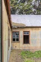 Abandoned administration building, Estancia San Gregorio, Puente Alto, Metropolitan Region, Chile,