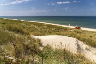 The west beach near Wenningstedt, Sylt island, North Friesland district, Schleswig-Holstein,