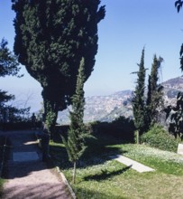 View from Beit Eddine, Beit ed Dine, Beiteddine Palace of Emir Bashir, Chouf, Lebanon 1998