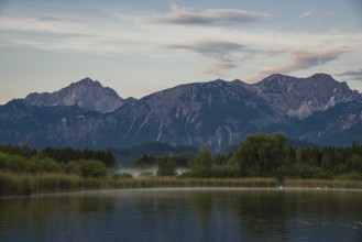 Hopfensee, near Fuessen, Ostallgaeu, Bavaria, Germany, Europe