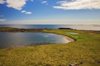 Coastal landscape at at Djupivogur, East Iceland