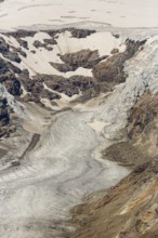 View from the Kaiser Franz-Josef Höhe on the Grossglockner High Alpine Road to the Pasterze glacier